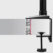 Duronic DM251X3 PC Monitor Arm Stand